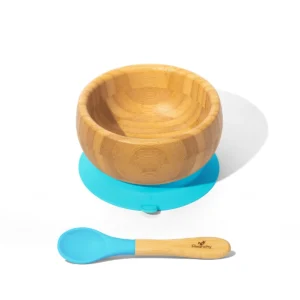 Baby Bowl + Spoon | Bamboo & Silicone